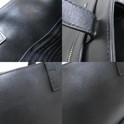 PRADA Logo Hardware Tote Bag Safiano Ladies [Used]