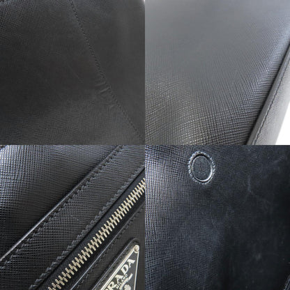 PRADA Logo Hardware Tote Bag Safiano Ladies [Used]