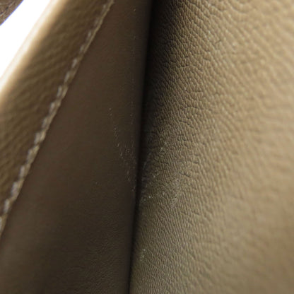 CELINE logo Shoulder Bag Leather Ladies [Used]