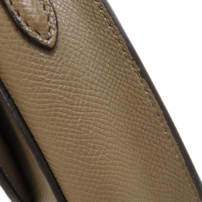 CELINE logo Shoulder Bag Leather Ladies [Used]