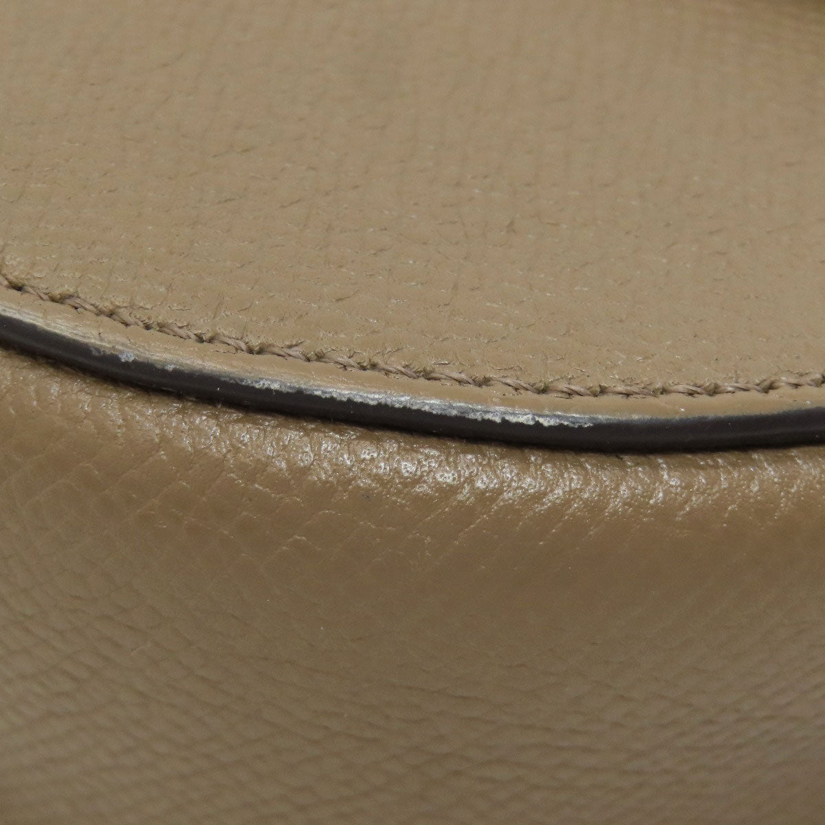 CELINE logo Shoulder Bag Leather Ladies [Used]