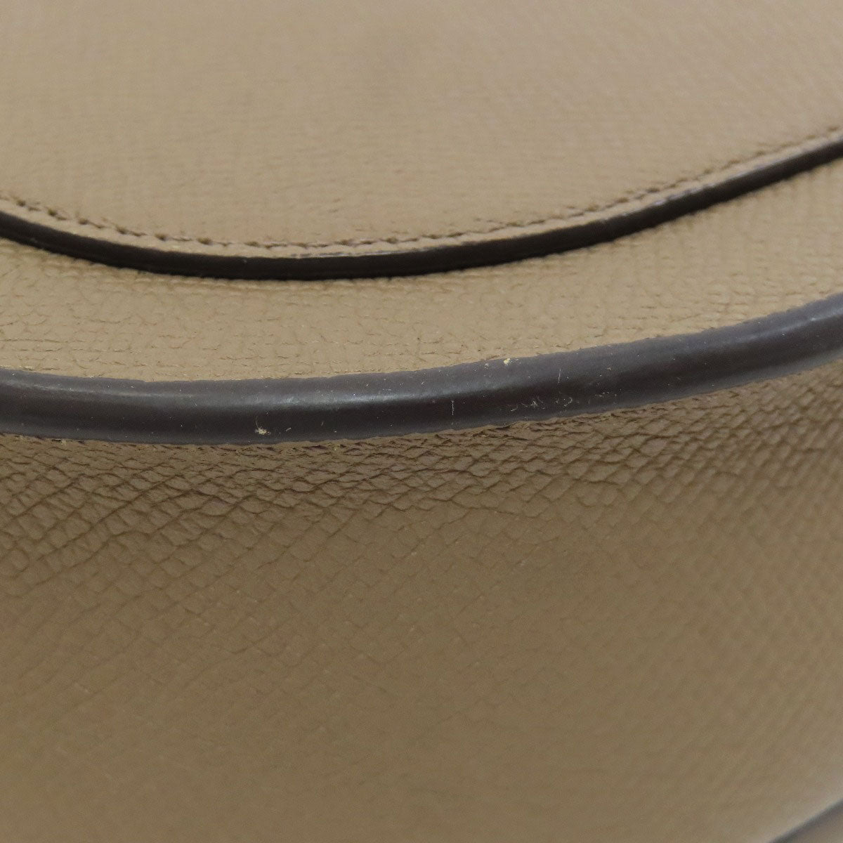 CELINE logo Shoulder Bag Leather Ladies [Used]