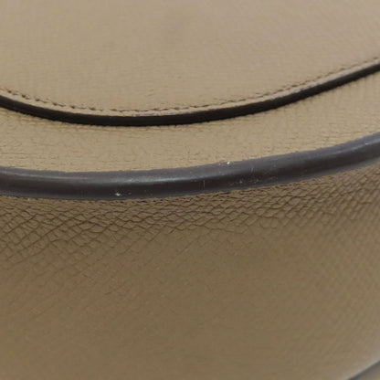 CELINE logo Shoulder Bag Leather Ladies [Used]