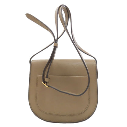 CELINE logo Shoulder Bag Leather Ladies [Used]