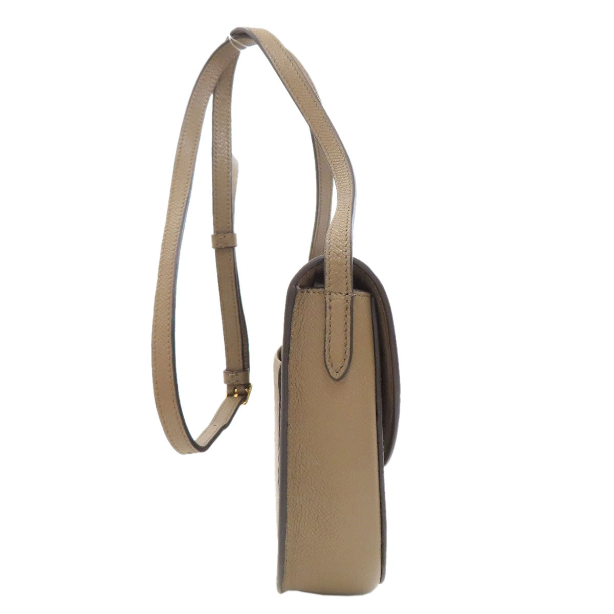 CELINE logo Shoulder Bag Leather Ladies [Used]