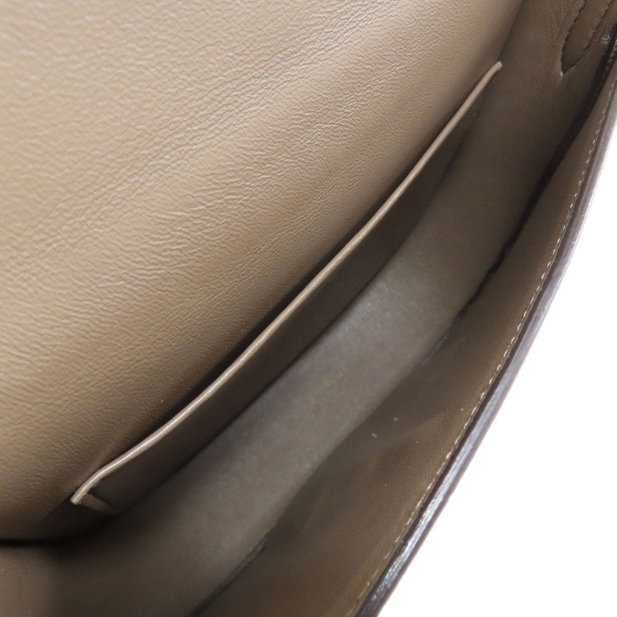 CELINE logo Shoulder Bag Leather Ladies [Used]