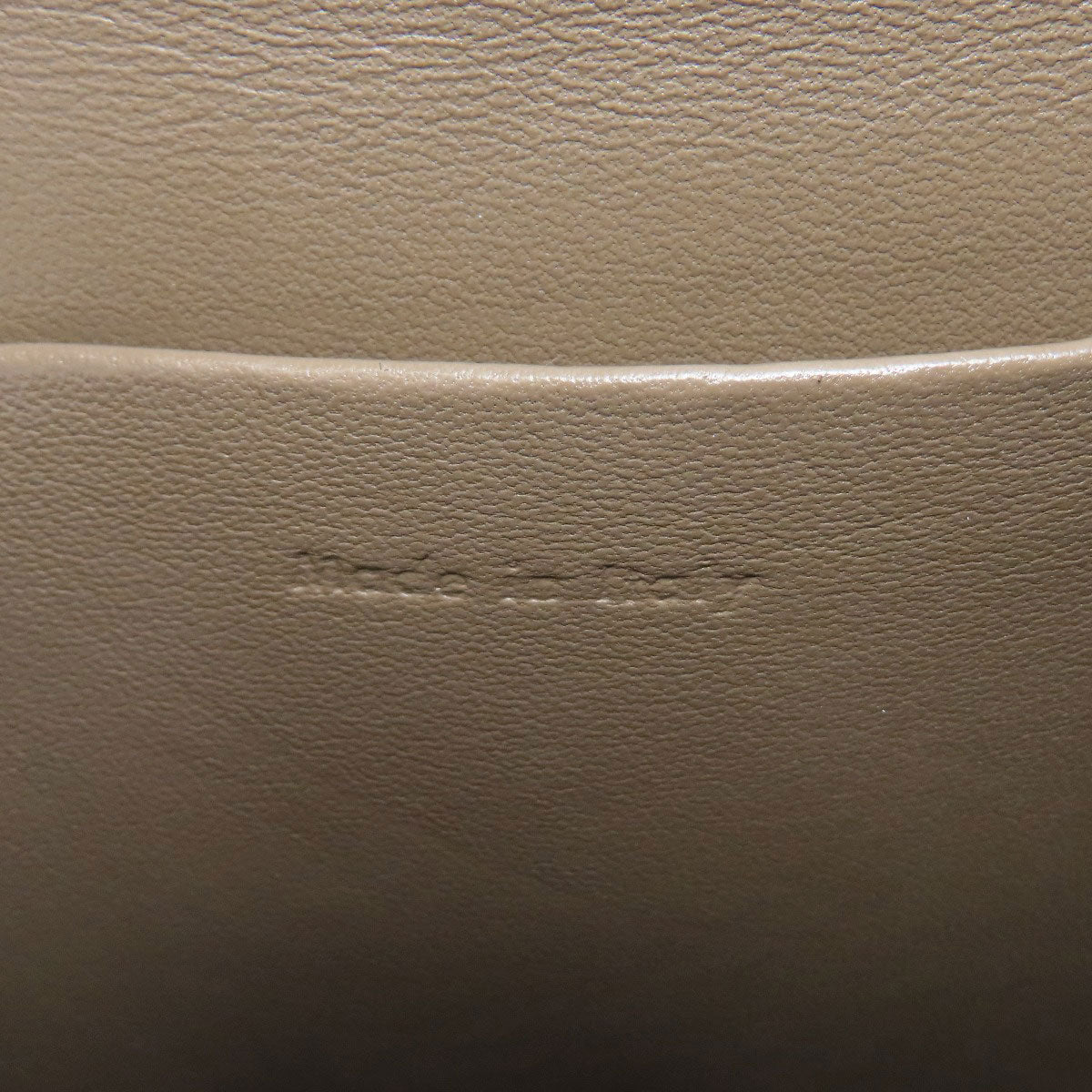 CELINE logo Shoulder Bag Leather Ladies [Used]