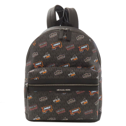 Michael Kors Embrish Dome MK Signature Backpack Â· Daypack PVC Ladies [Used]