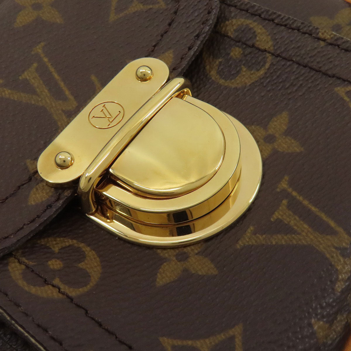 LOUIS VUITTON M40045 Hudson GM Shoulder Bag Monogram canvas Ladies [Used]