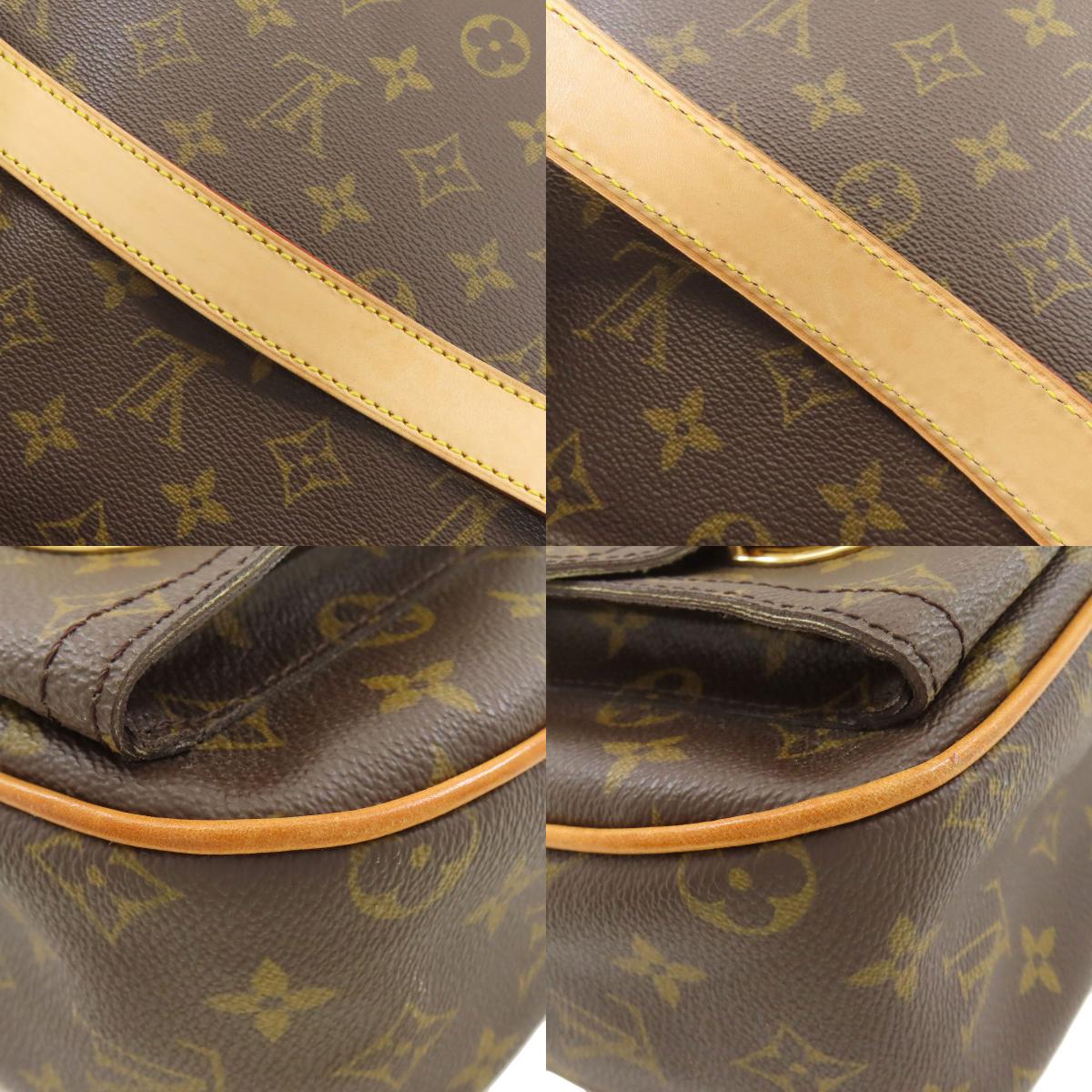 LOUIS VUITTON M40045 Hudson GM Shoulder Bag Monogram canvas Ladies [Used]