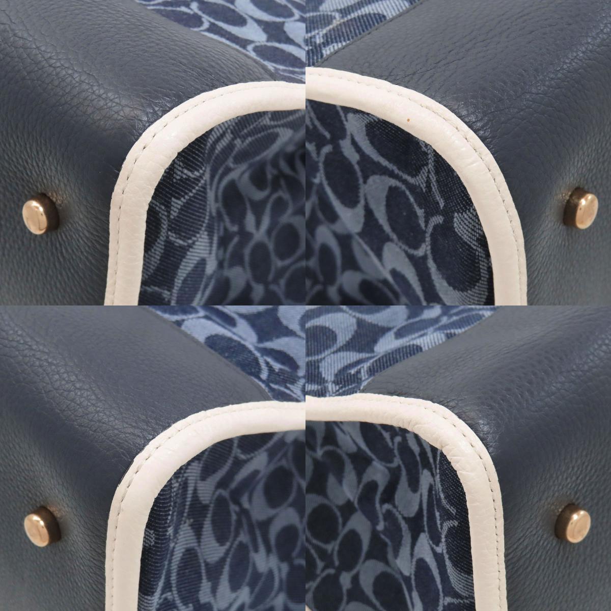 COACH C2827 Dempsey Signature 2WAY Handbag Canvas Ladies [Used]