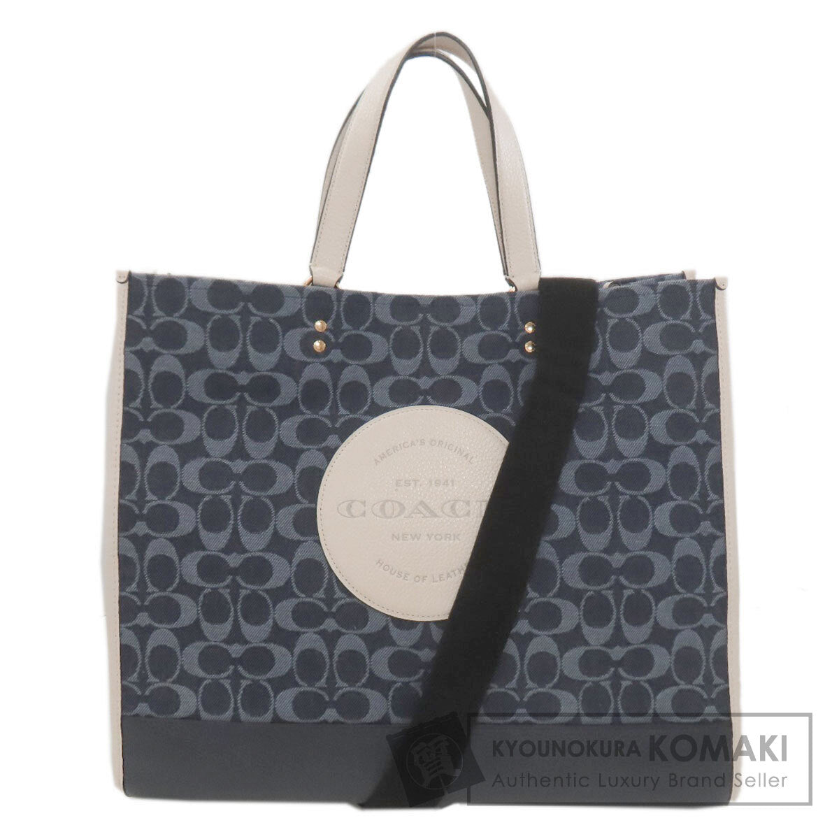 COACH C2827 Dempsey Signature 2WAY Handbag Canvas Ladies [Used]