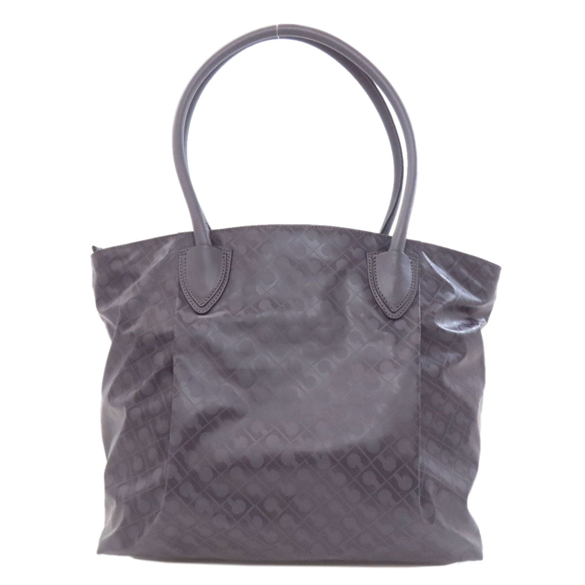GHERARDINI Logo motif softy Tote Bag Polyester Polyurethane coatingLadies [Used]