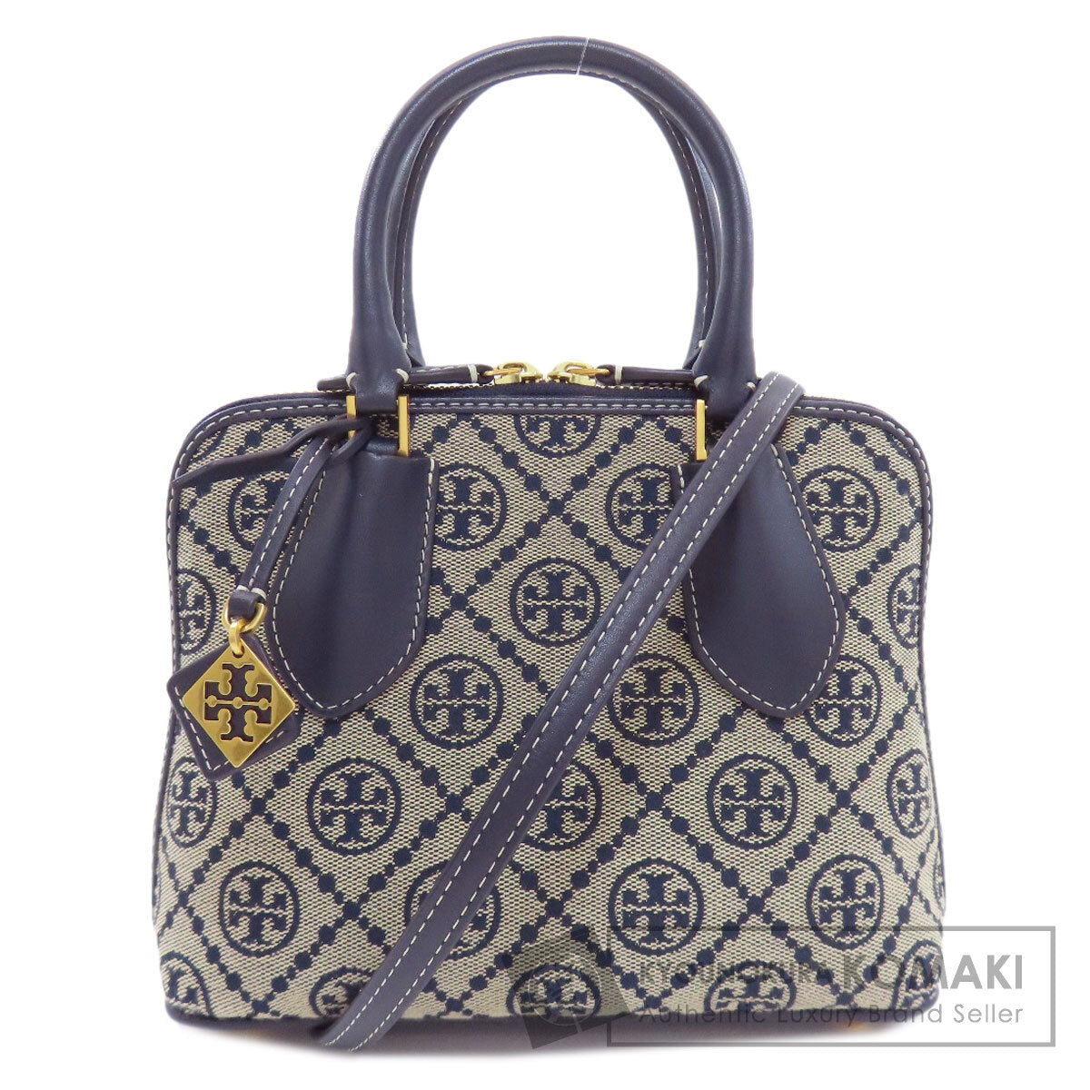 Tory Burch Mini TMonogram Swing 2WAY Handbag Canvas Ladies [Used]