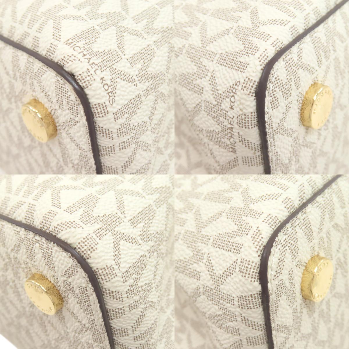 Michael Kors Emilia MK Signature 2WAY Handbag PVC Ladies [Used]