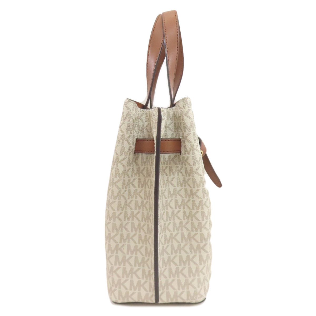 Michael Kors Emilia MK Signature 2WAY Handbag PVC Ladies [Used]