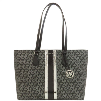 Michael Kors MK signature Tote Bag PVC Ladies [Used]