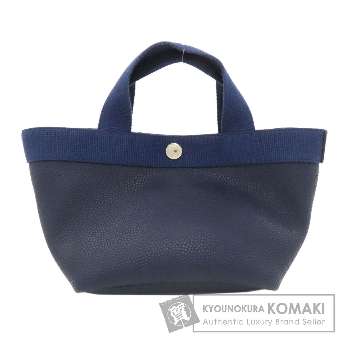 Herve Chapelier Boat-shaped tote Handbag Cotton Coated CanvasLadies [Used]