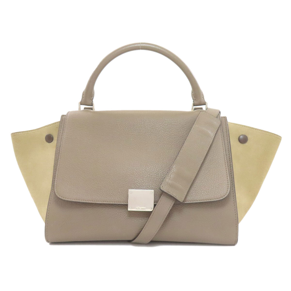 CELINE Trapeze 2WAY Handbag Calf Ladies [Used]