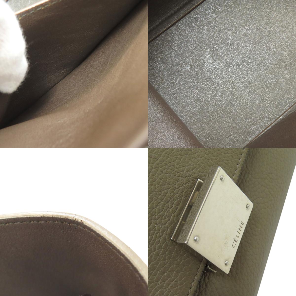 CELINE Trapeze 2WAY Handbag Calf Ladies [Used]