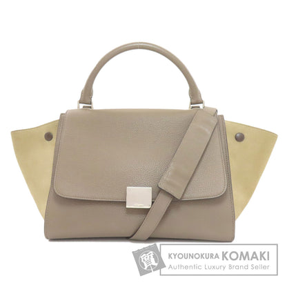 CELINE Trapeze 2WAY Handbag Calf Ladies [Used]