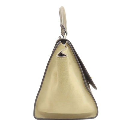 CELINE Trapeze 2WAY Handbag Calf Ladies [Used]