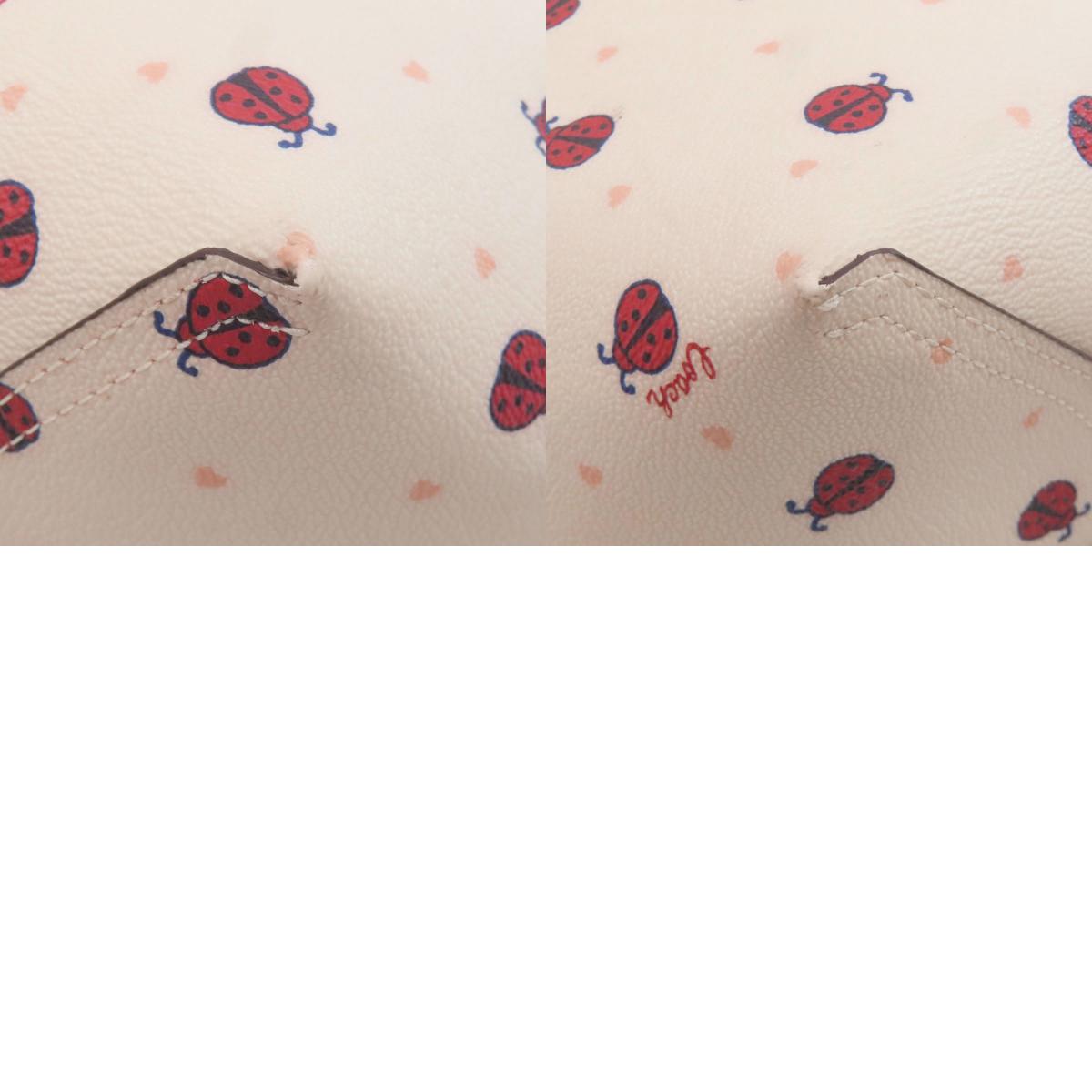 COACH 2991 Reversible Ladybug Tote Bag PVC LeatherLadies [Used]