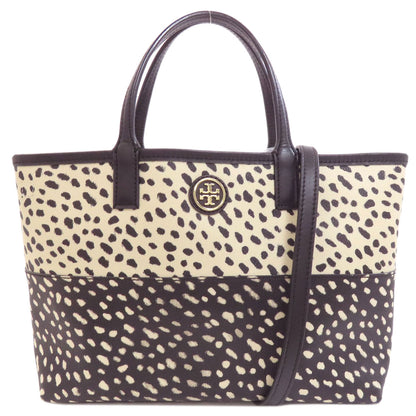 Tory Burch Dalmatian pattern 2WAY Handbag PVC Ladies [Used]
