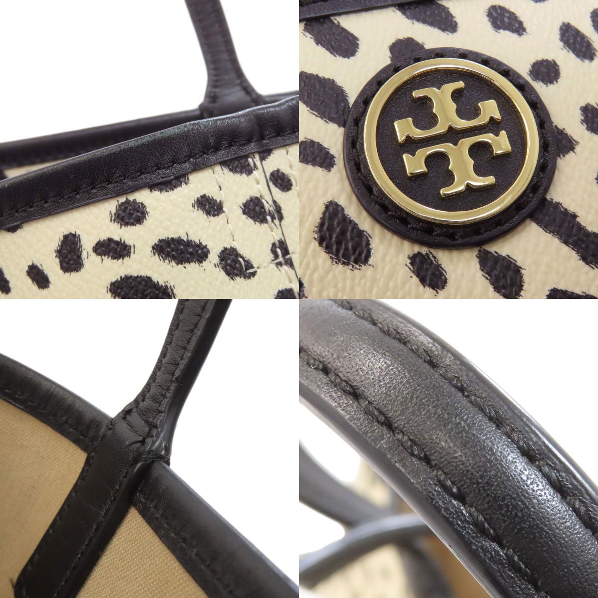 Tory Burch Dalmatian pattern 2WAY Handbag PVC Ladies [Used]