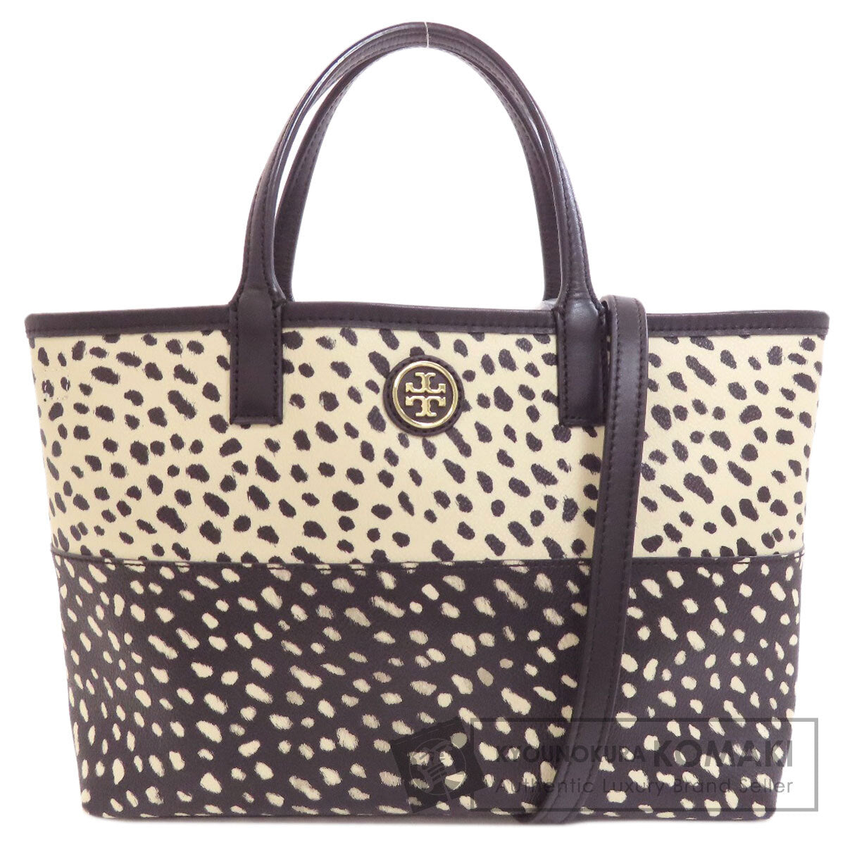 Tory Burch Dalmatian pattern 2WAY Handbag PVC Ladies [Used]