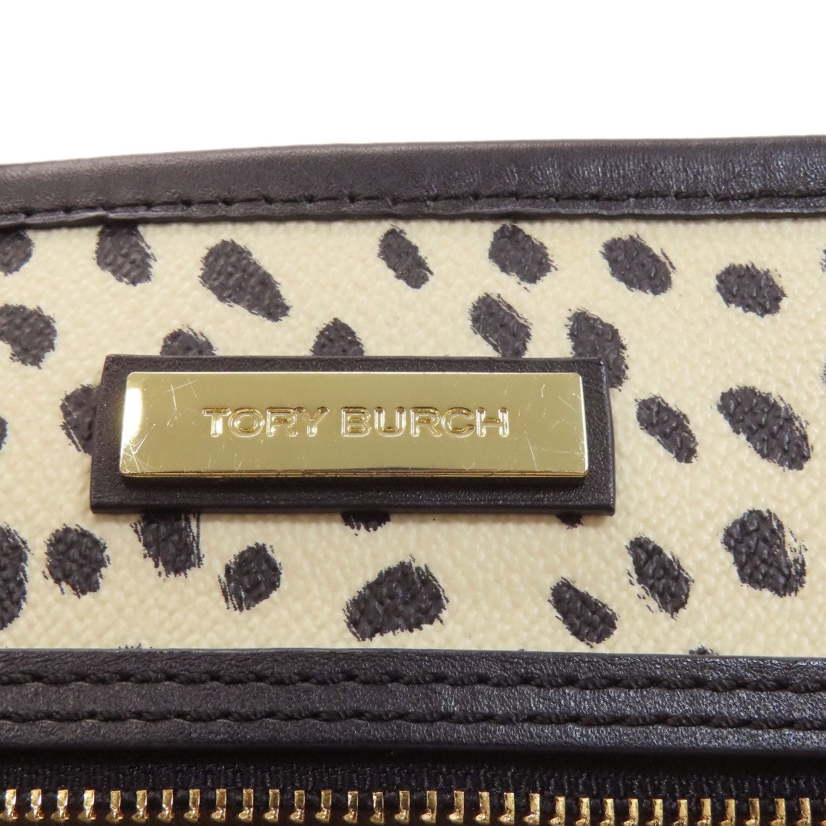 Tory Burch Dalmatian pattern 2WAY Handbag PVC Ladies [Used]