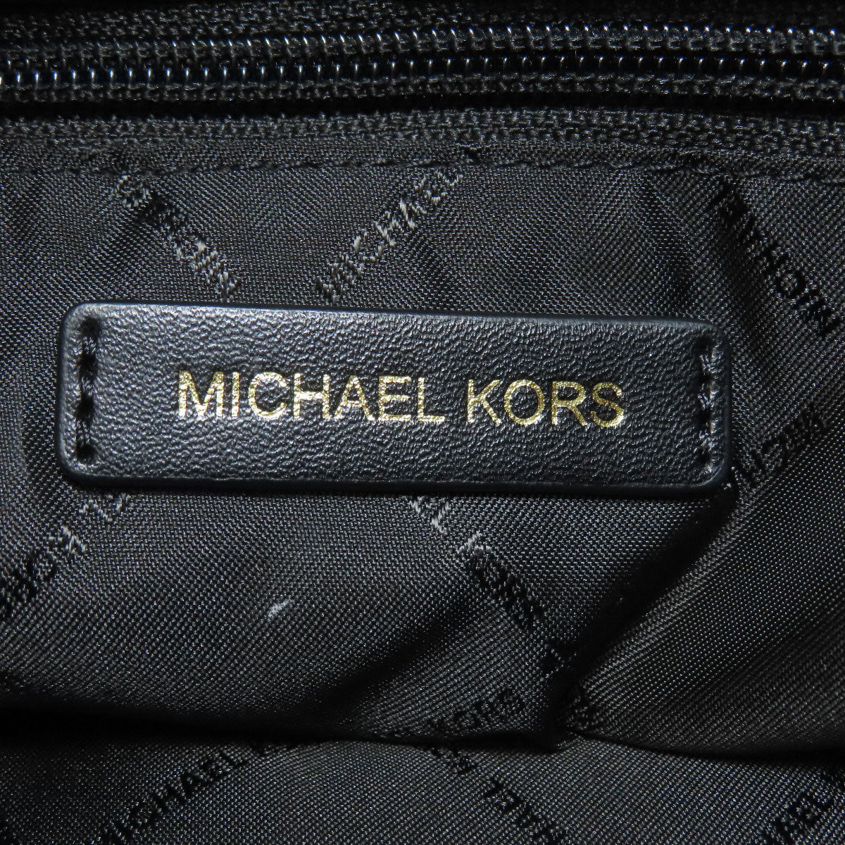 Michael Kors logo Backpack Â· Daypack Leather Ladies [Used]