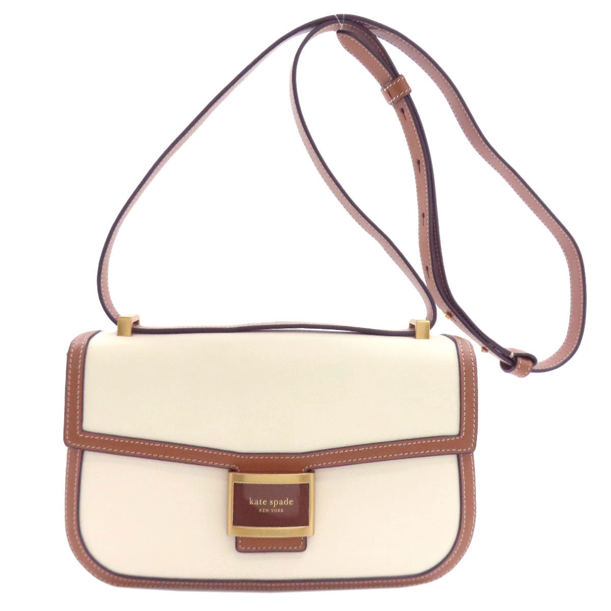 kate spade Katie Colorblock Medium Convertible Shoulder Bag Leather Ladies [Used]