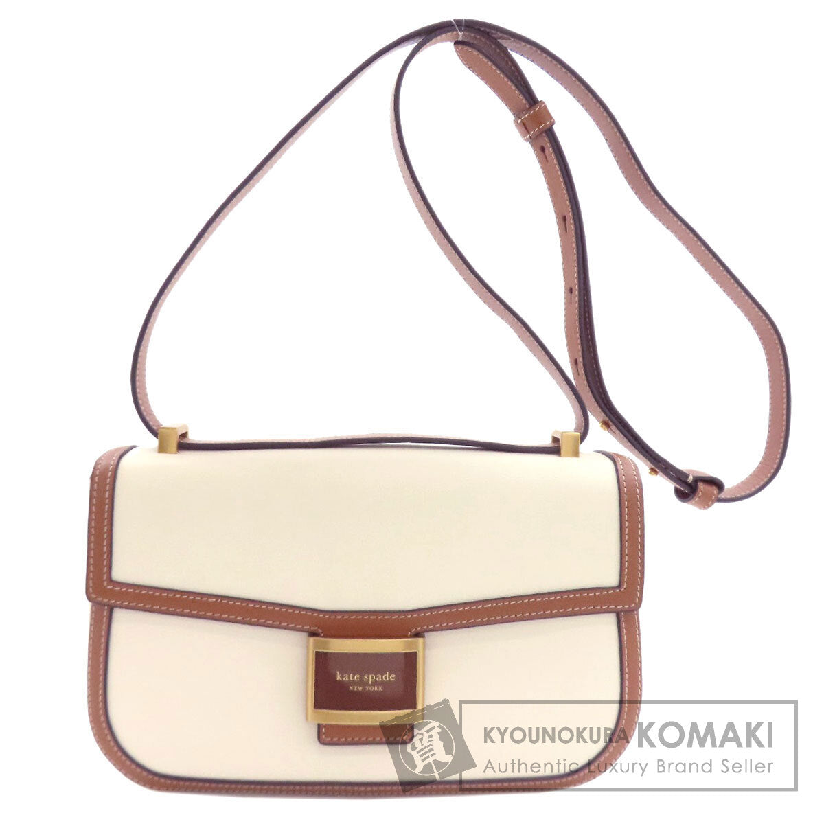 kate spade Katie Colorblock Medium Convertible Shoulder Bag Leather Ladies [Used]