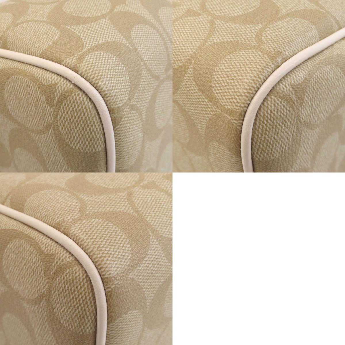 COACH F32203 Signature 2WAY Handbag PVC Ladies [Used]