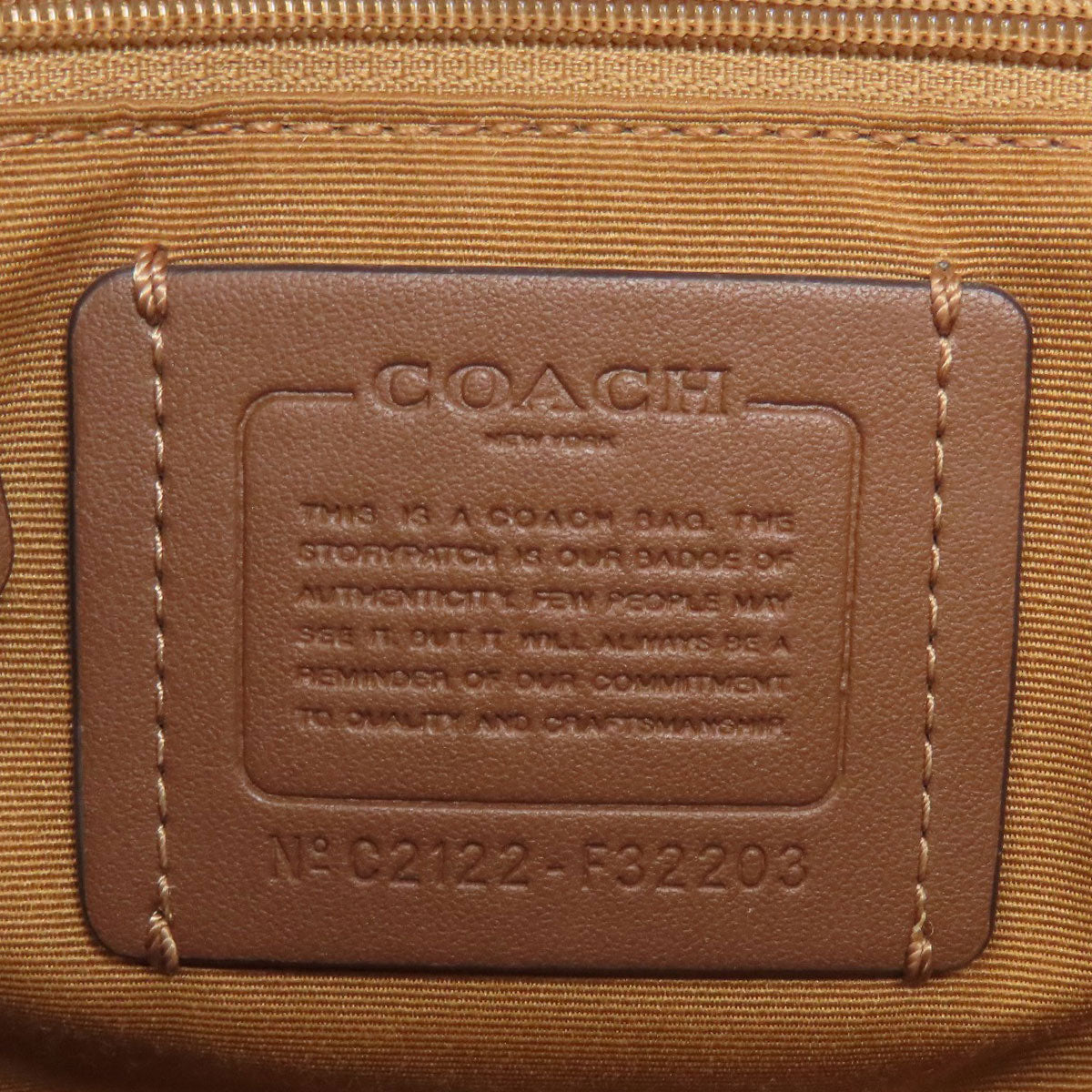 COACH F32203 Signature 2WAY Handbag PVC Ladies [Used]
