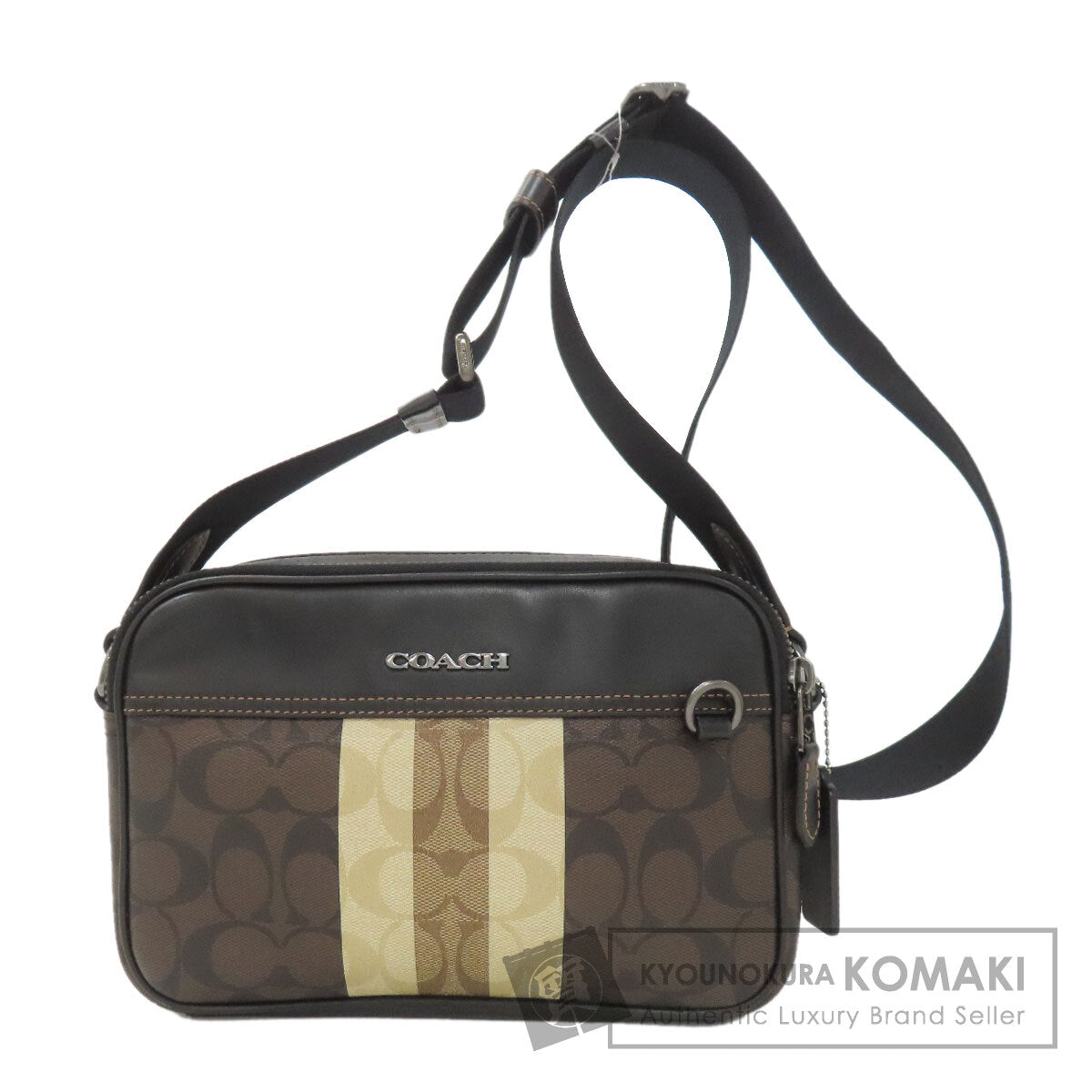 COACH C9965 Graham Crossbody Signature Shoulder Bag PVC LeatherLadies [Used]