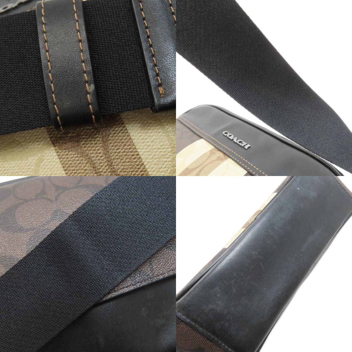 COACH C9965 Graham Crossbody Signature Shoulder Bag PVC LeatherLadies [Used]