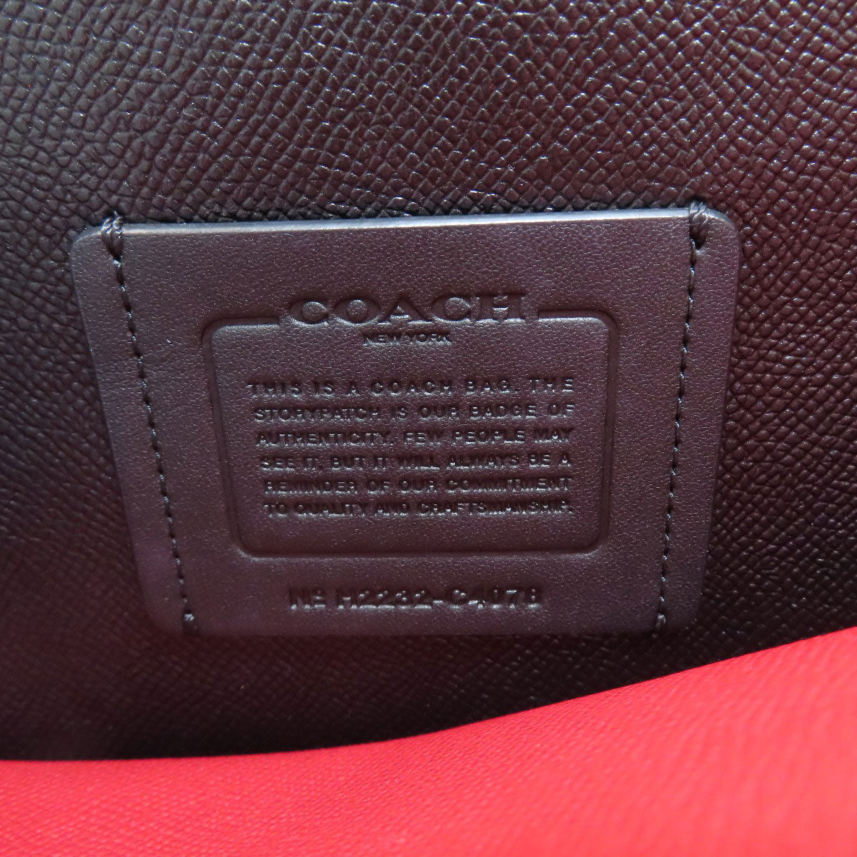 COACH C4078 Tatam Carryall Tote Bag Calf Ladies [Used]