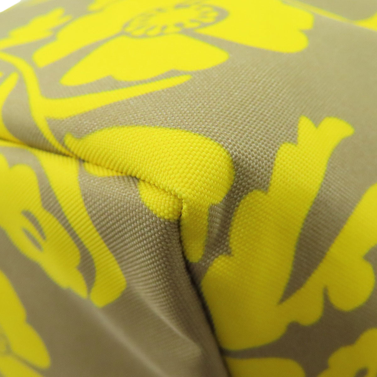 Herve Chapelier Boat-shaped tote bag with flower motif Tote Bag Canvas Ladies [Used]