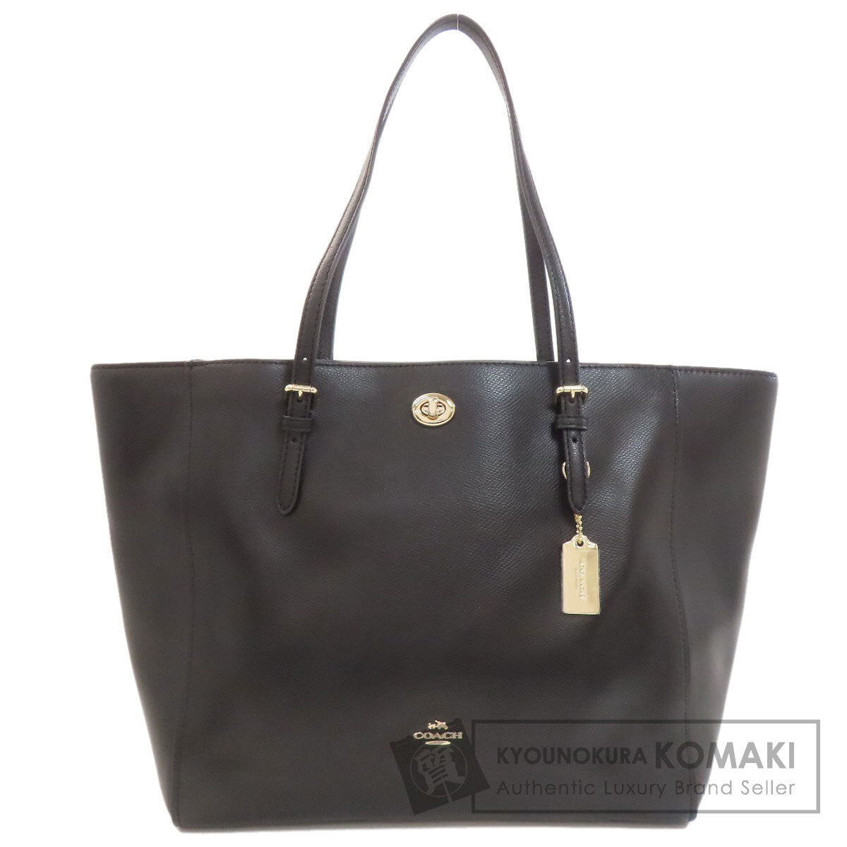 COACH 37142 logo Tote Bag Leather Ladies [Used]