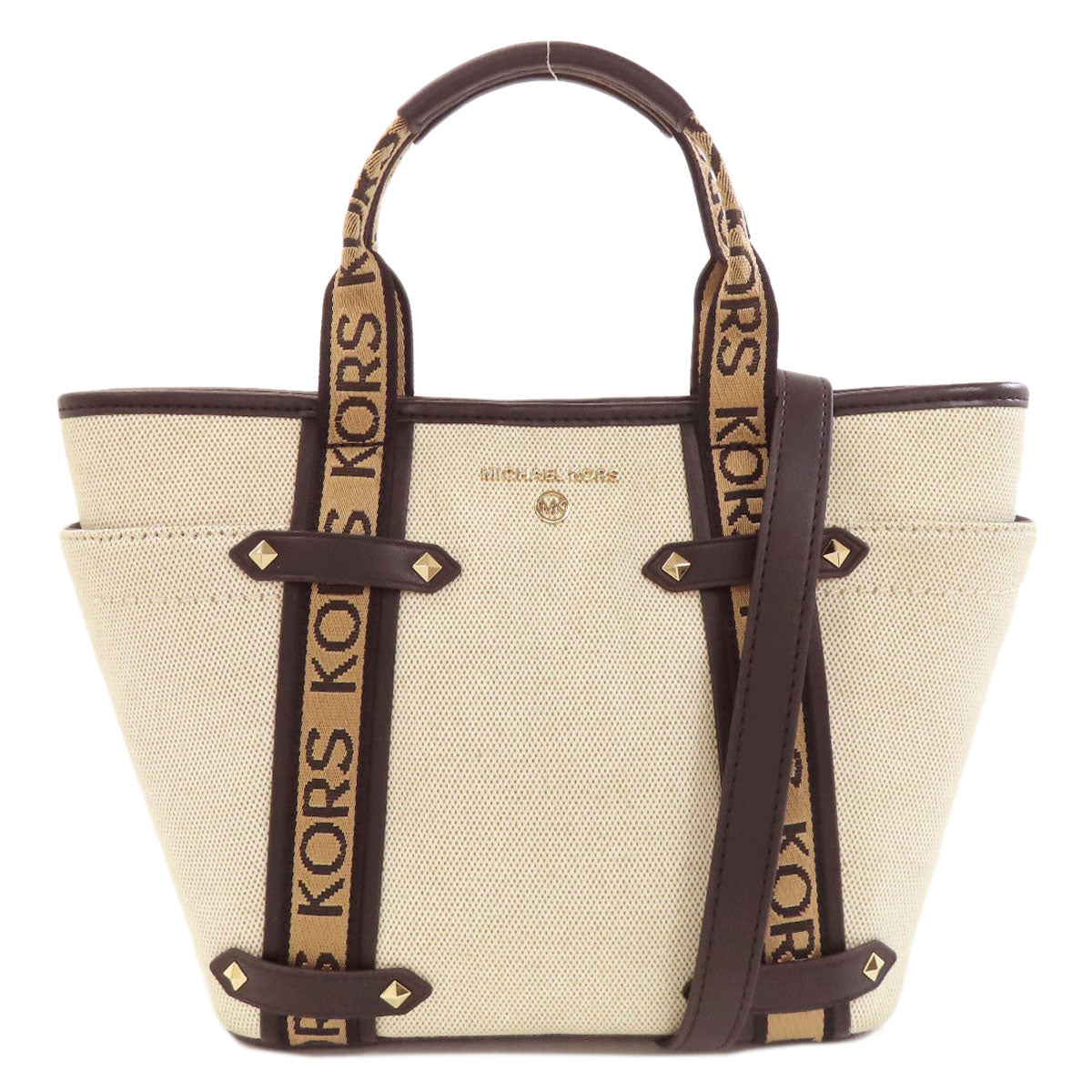 Michael Kors logo Handbag Canvas Ladies [Used]