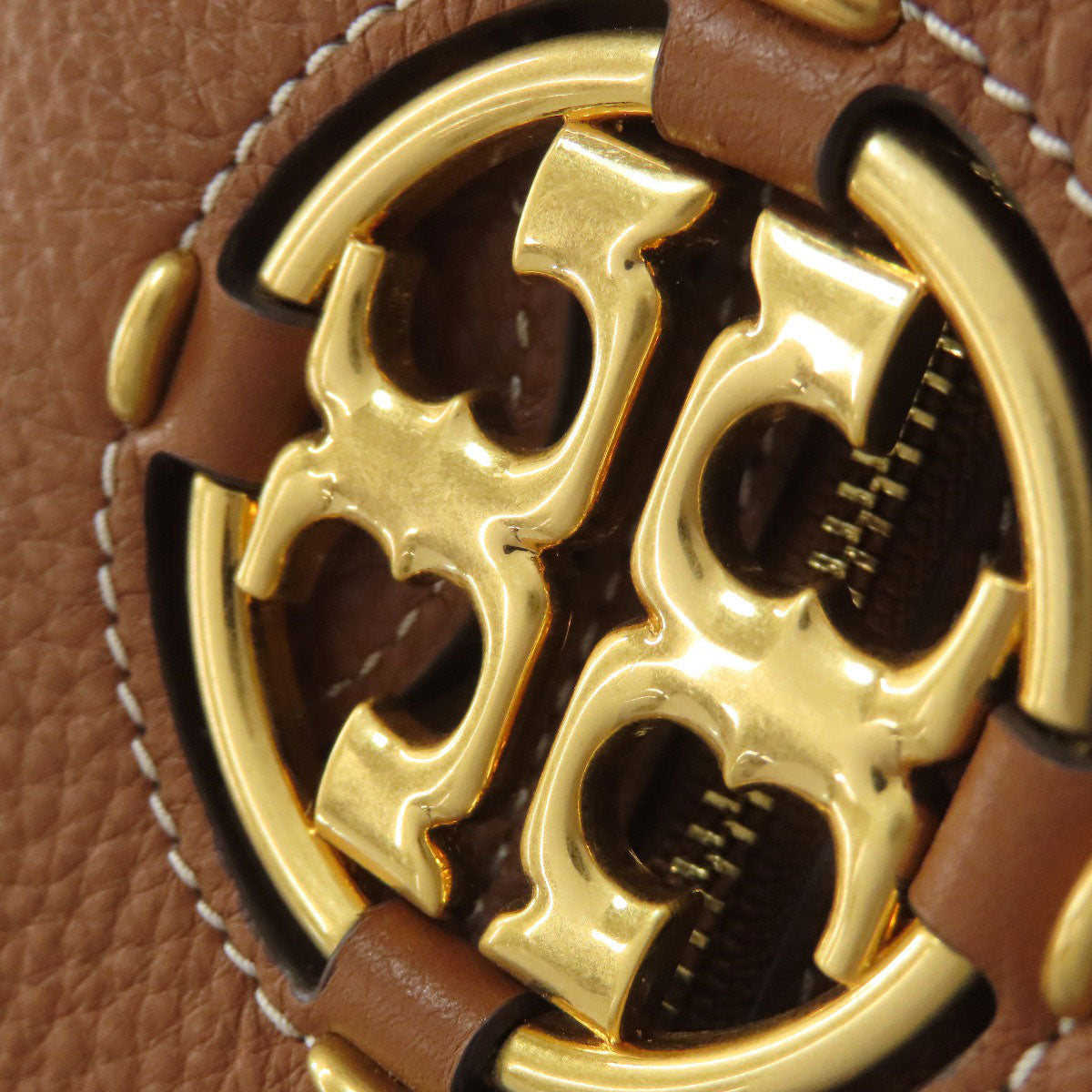 Tory Burch Mirror Hobo Handbag Leather Ladies [Used]