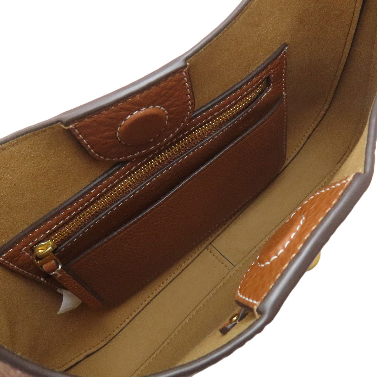 Tory Burch Mirror Hobo Handbag Leather Ladies [Used]