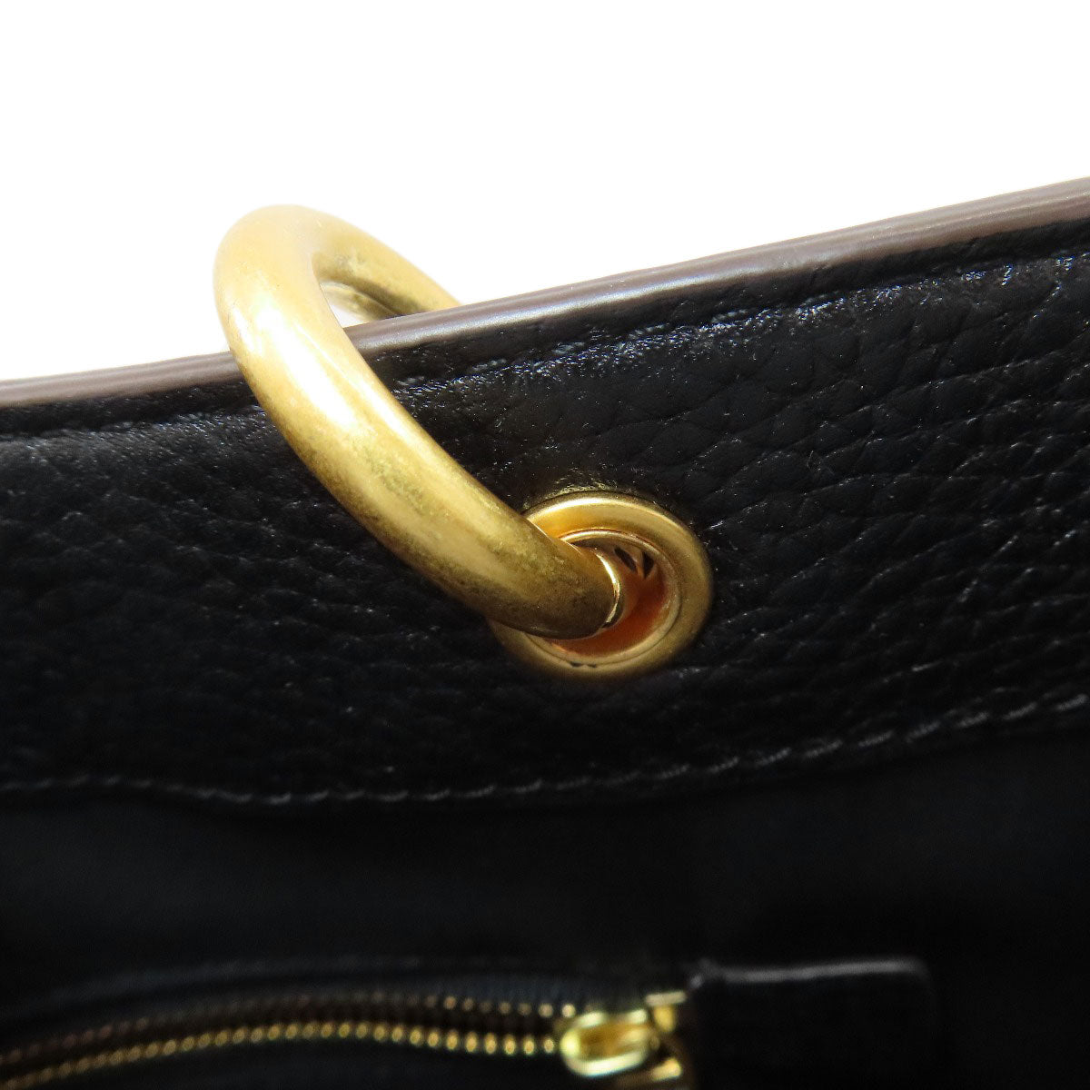 Tory Burch logo Tote Bag Leather Ladies [Used]