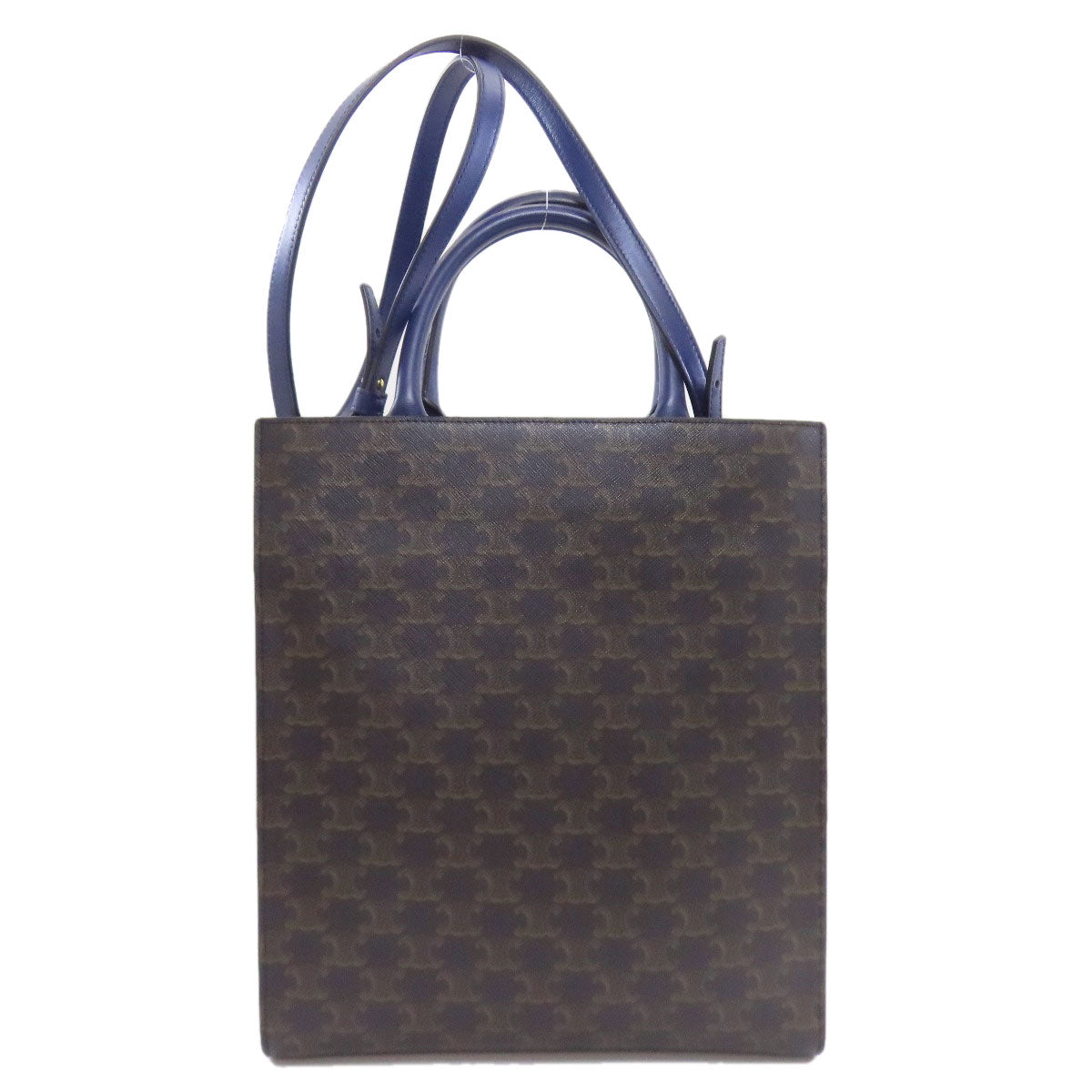 CELINE Vertical Cabas Triomphe 2WAY Handbag PVC Ladies [Used]