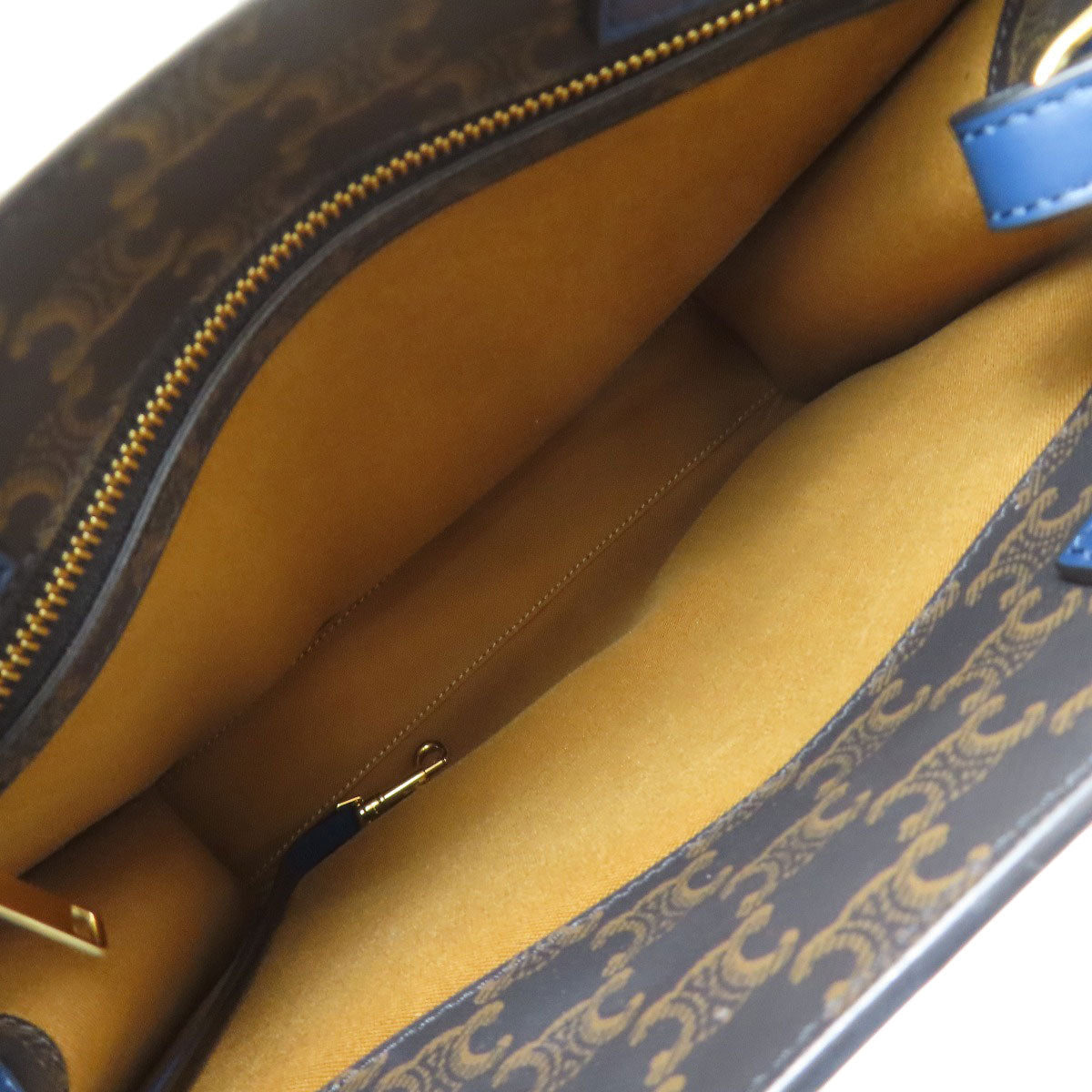 CELINE Vertical Cabas Triomphe 2WAY Handbag PVC Ladies [Used]