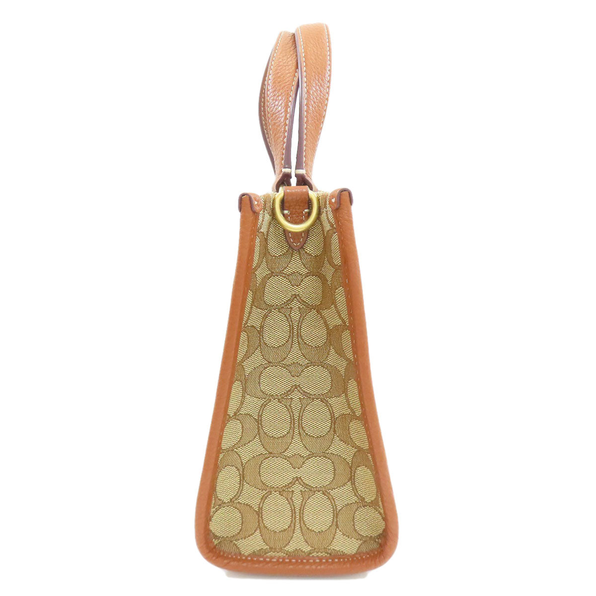 COACH CM198 Mickey collaboration signature 2-way Handbag Canvas LeatherLadies [Used]