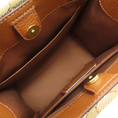 COACH CM198 Mickey collaboration signature 2-way Handbag Canvas LeatherLadies [Used]