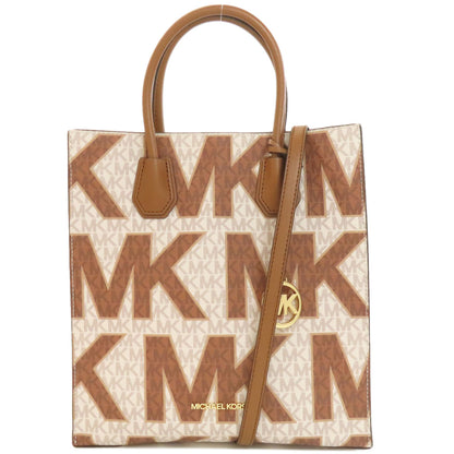 Michael Kors MK Signature 2WAY Handbag PVC Ladies [Used]